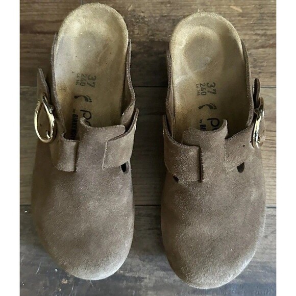 Birkenstock Papillio Fanny Ring Buckle Wedge Clog Women's Size 37 - Picture 6 of 8